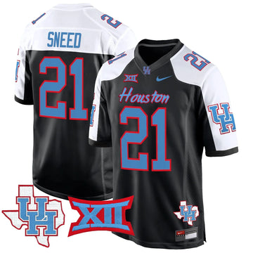 Personalized HOU 2026 Game Jersey - Black Alternate / Stacy Sneed Stitched