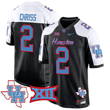 Personalized HOU 2026 Game Jersey - Black Alternate / Zeon Chriss Stitched