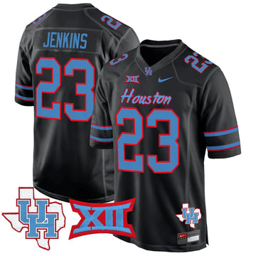 Personalized HOU 2026 Game Jersey - Black / Parker Jenkins Stitched
