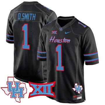 Personalized HOU 2026 Game Jersey - Black / Donovan Smith Stitched
