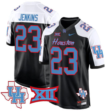 Personalized HOU 2026 Game Jersey - Black Alternate / Parker Jenkins Stitched