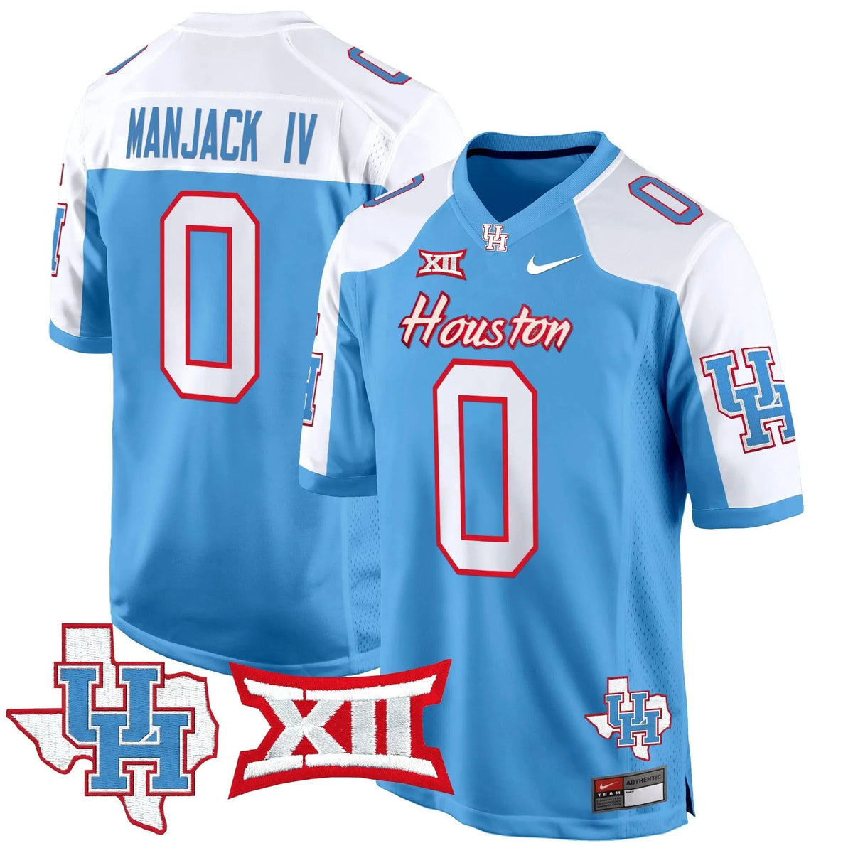 Personalized HOU 2026 Game Jersey - Blue Alternate / Manjack IV Stitched