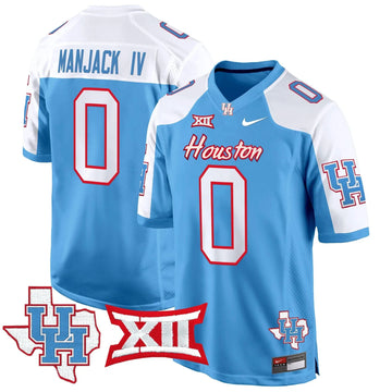 Personalized HOU 2026 Game Jersey - Blue Alternate / Manjack IV Stitched