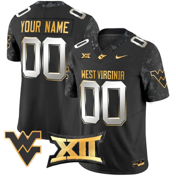 Personalized WVM 2026 Gold Vapor Limited Custom Jersey - Black Limited Stitched