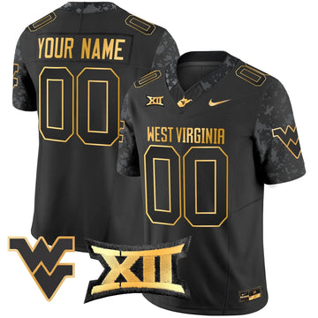 Personalized WVM 2026 Gold Vapor Limited Custom Jersey - Black Gold Stitched