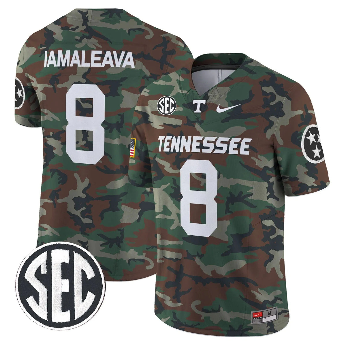 Personalized TV 2026 Military Vapor Limited Jersey V2 - Nico Iamaleava Stitched