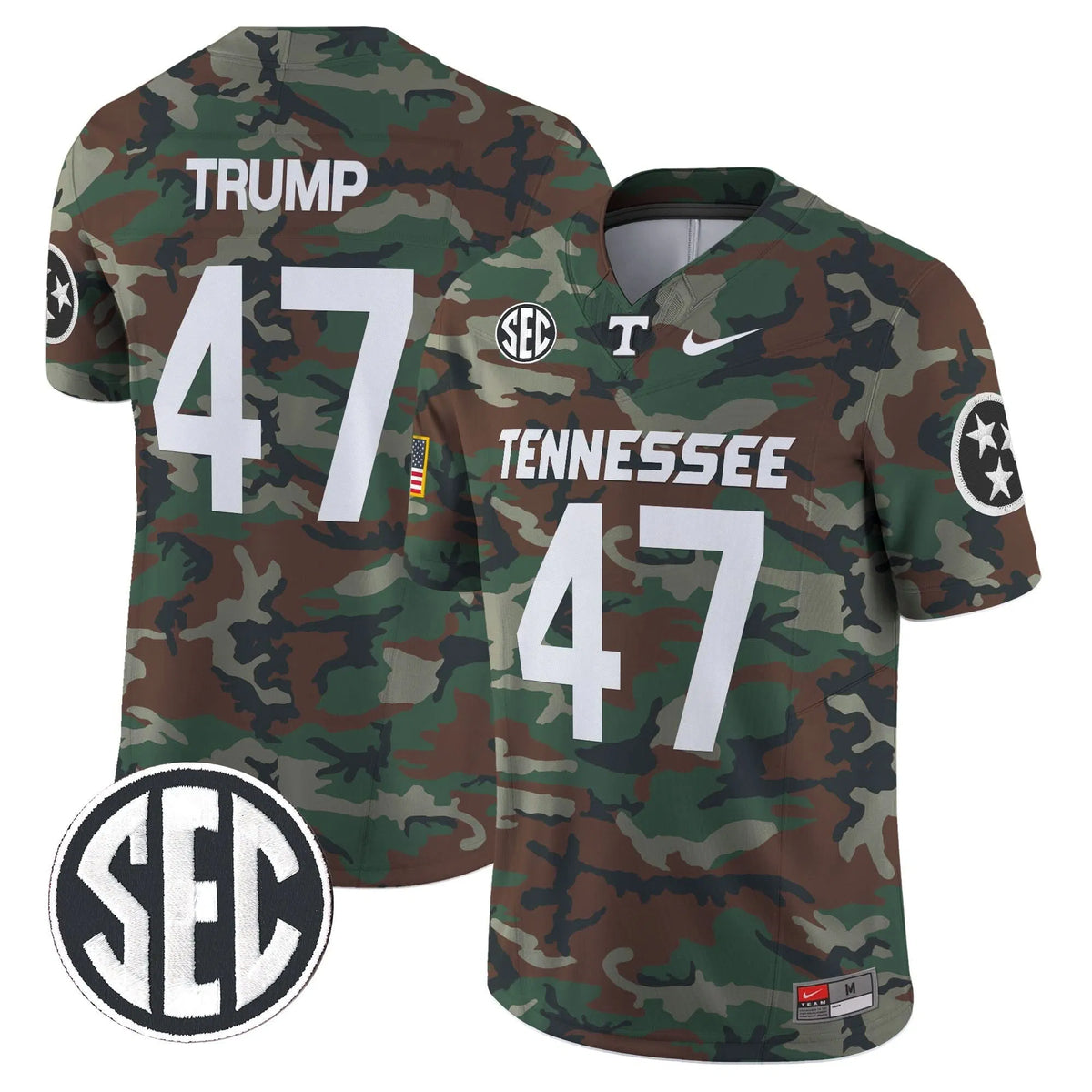 Personalized TV 2026 Military Vapor Limited Jersey V2 - Trump Stitched