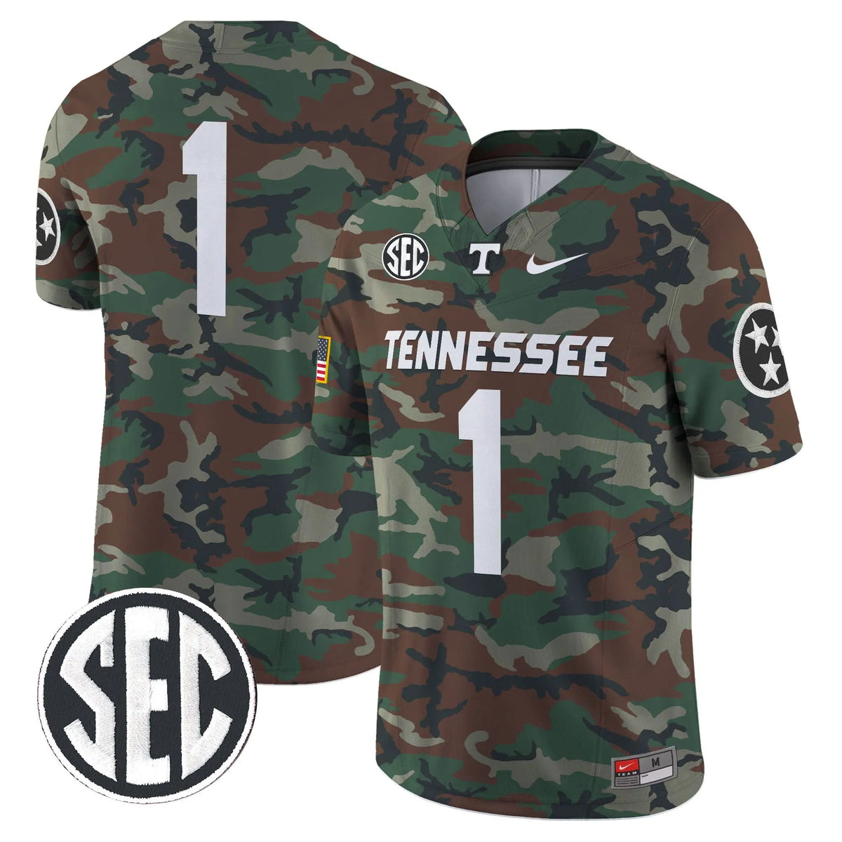 Personalized TV 2026 Military Vapor Limited Jersey V2 - #1Team Stitched