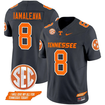 Personalized TV 2026 Vapor Limited Jersey V3 - Smokey Grey / Nico Iamaleava Stitched