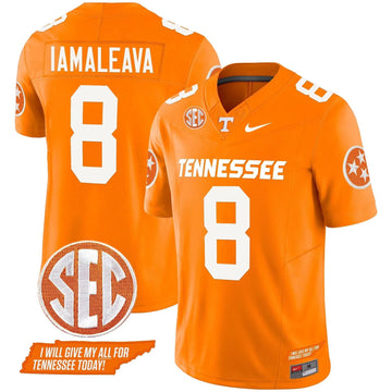 Personalized TV 2026 Vapor Limited Jersey V3 - Orange / Nico Iamaleava Stitched