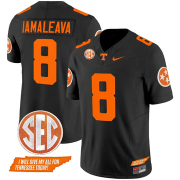 Personalized TV 2026 Vapor Limited Jersey V3 - Black / Nico Iamaleava Stitched