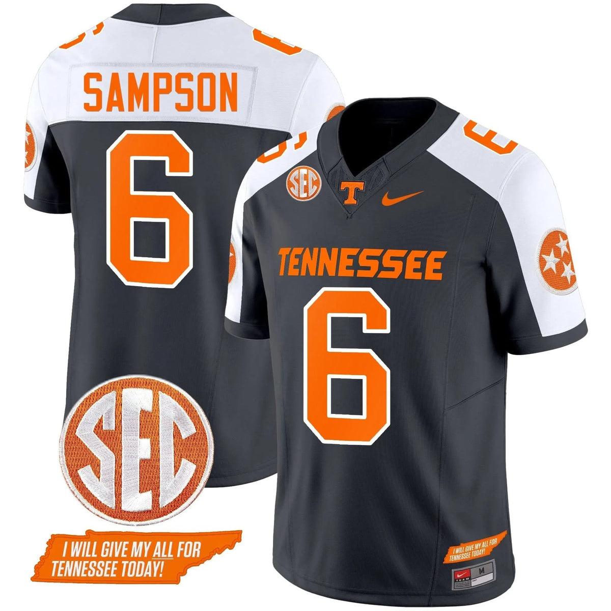 Personalized TV 2026 Vapor Limited Jersey V3 - Grey Alternate / Dylan Sampson Stitched