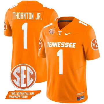 Personalized TV 2026 Vapor Limited Jersey V3 - Orange / Thornton Jr. Stitched