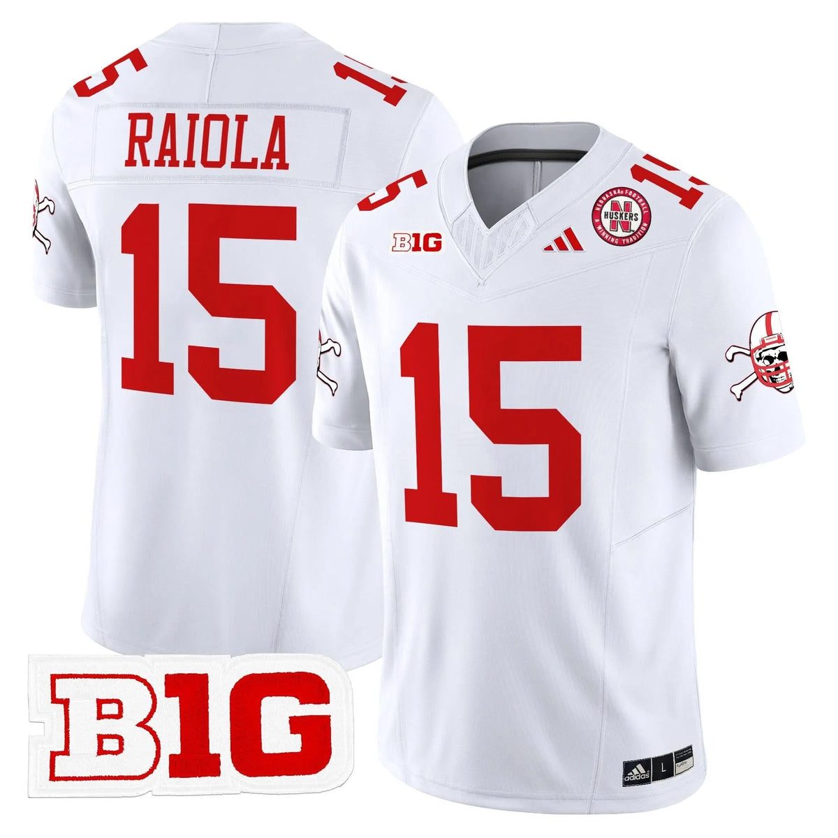 Personalized NC 2026 Vapor Limited Jersey V2 - White / Dylan Raiola Stitched