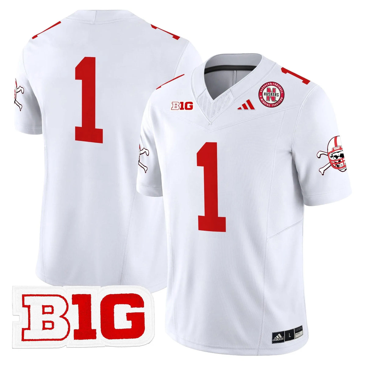 Personalized NC 2026 Vapor Limited Jersey V2 - White / #1 Team Stitched