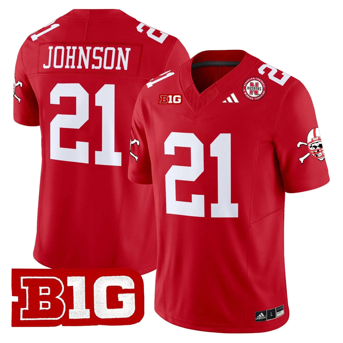 Personalized NC 2026 Vapor Limited Jersey V2 - Red / Emmett Johnson Stitched