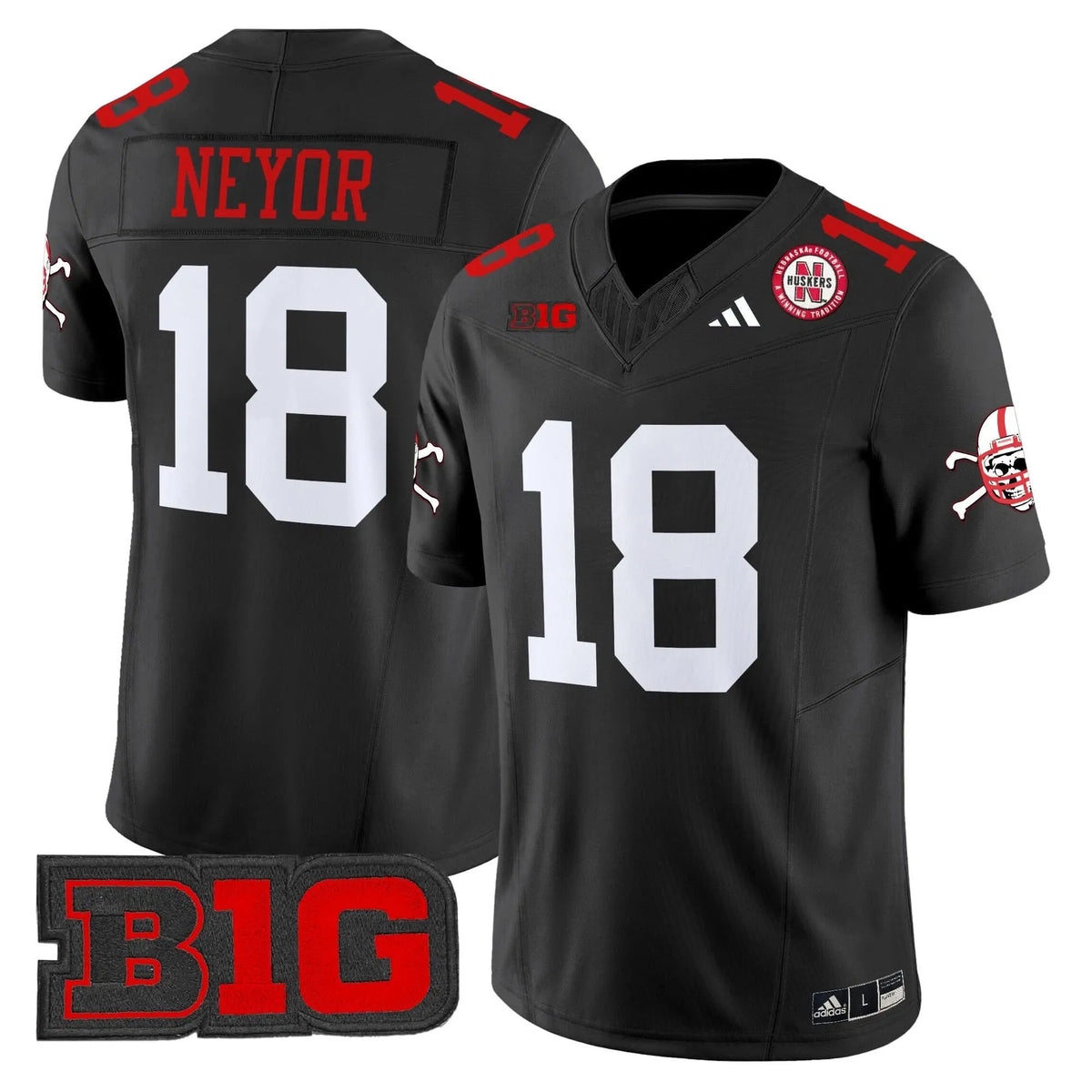 Personalized NC 2026 Vapor Limited Jersey V2 - Black / Isaiah Neyor Stitched
