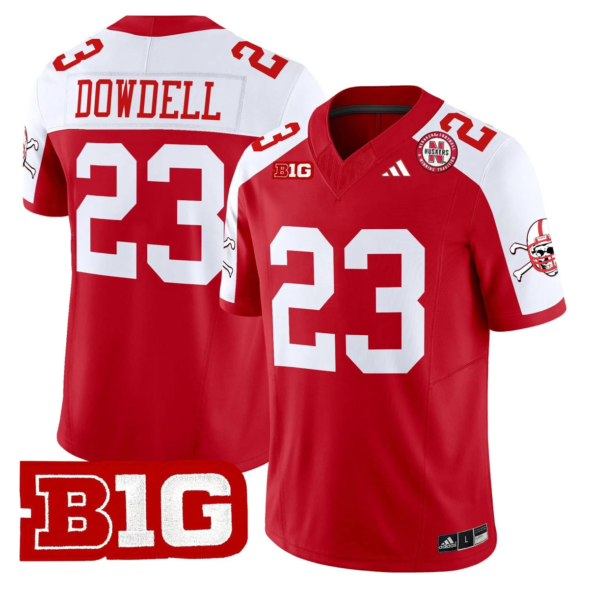 Personalized NC 2026 Vapor Limited Jersey V2 - Red Alternate / Dante Dowdell Stitched