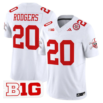Personalized NC 2026 Vapor Limited Jersey V2 - White / Johnny Rodgers Stitched