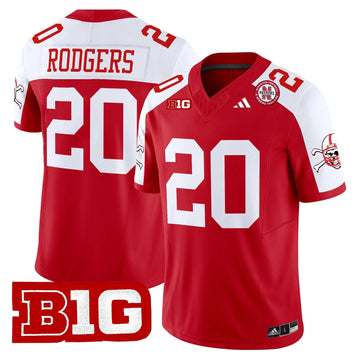 Personalized NC 2026 Vapor Limited Jersey V2 - Red Alternate / Johnny Rodgers Stitched