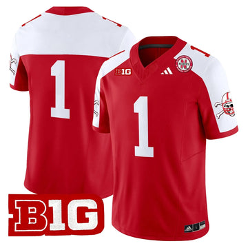 Personalized NC 2026 Vapor Limited Jersey V2 - Red Alternate / #1 Team Stitched