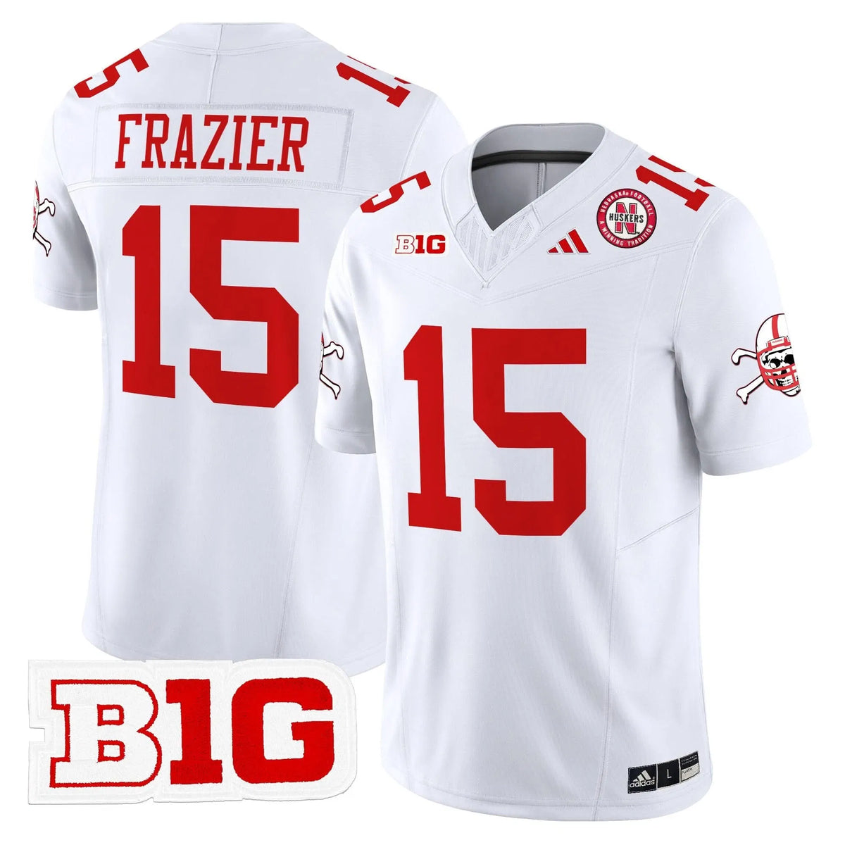 Personalized NC 2026 Vapor Limited Jersey V2 - White / Tommie Frazier Stitched