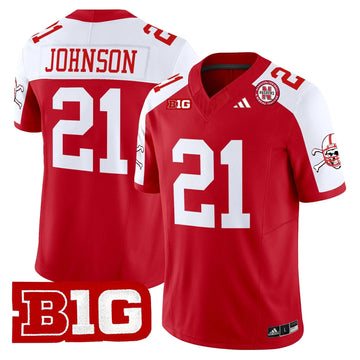 Personalized NC 2026 Vapor Limited Jersey V2 - Red Alternate / Emmett Johnson Stitched
