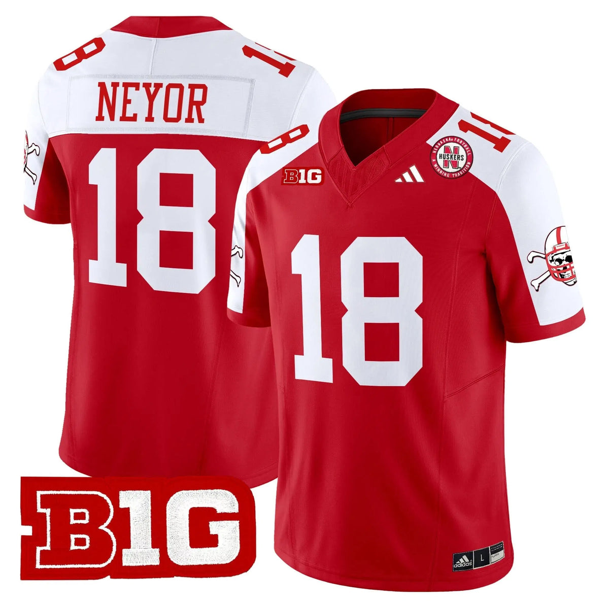 Personalized NC 2026 Vapor Limited Jersey V2 - Red Alternate / Isaiah Neyor Stitched