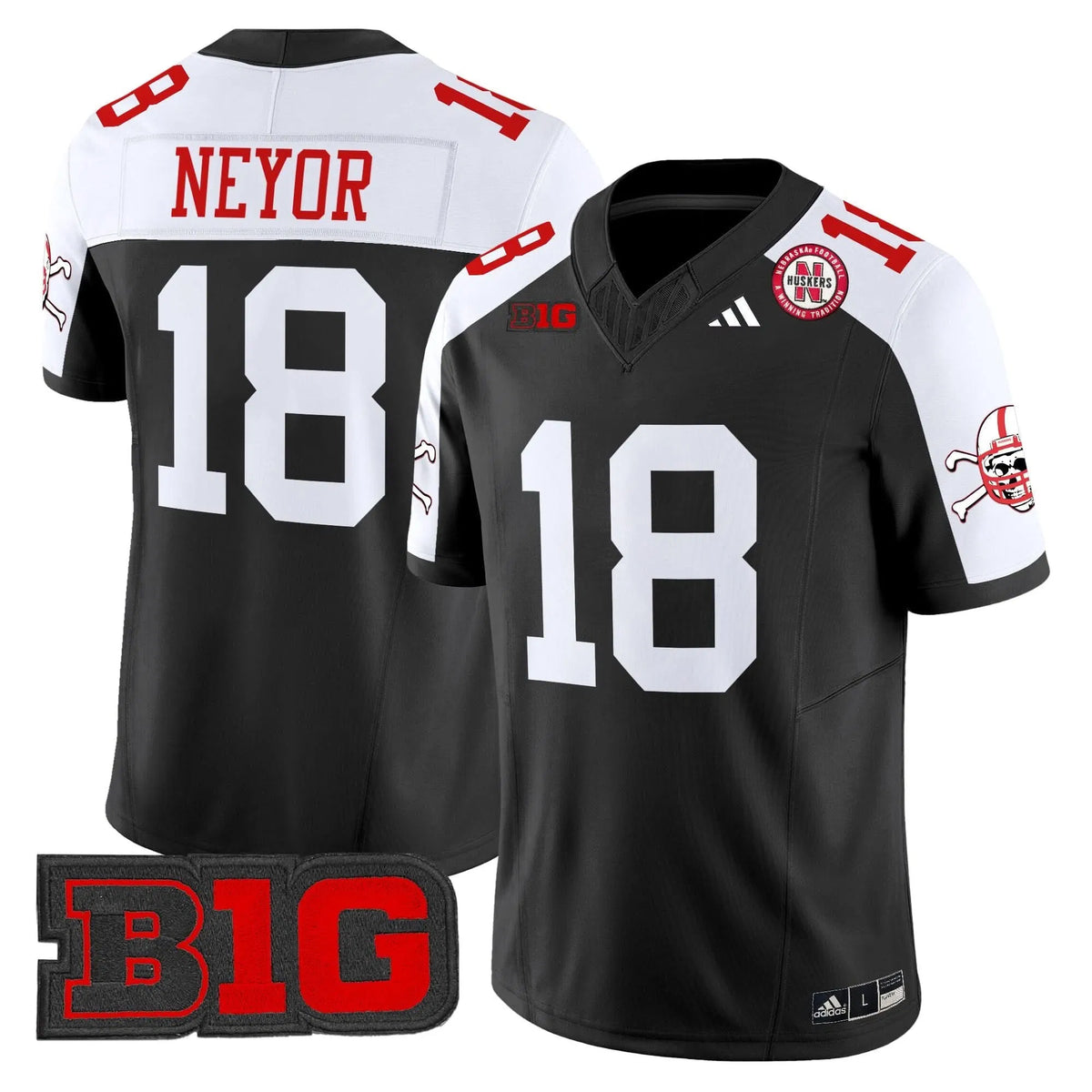Personalized NC 2026 Vapor Limited Jersey V2 - Black Alternate / Isaiah Neyor Stitched