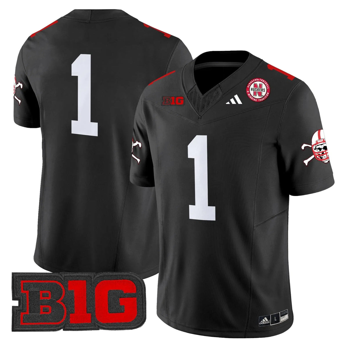Personalized NC 2026 Vapor Limited Jersey V2 - Black / #1 Team Stitched