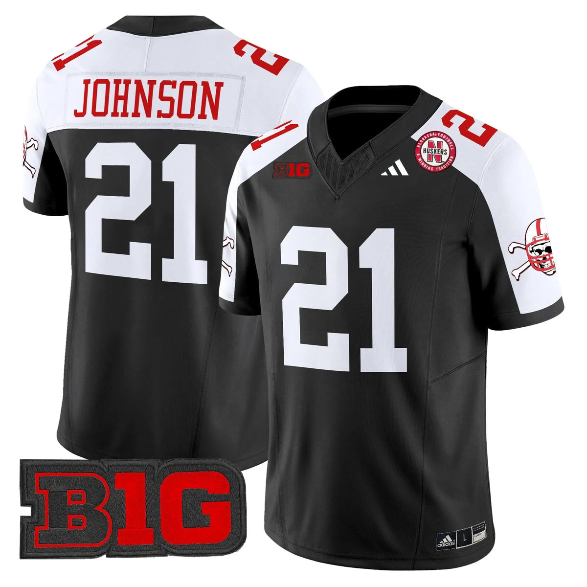 Personalized NC 2026 Vapor Limited Jersey V2 - Black Alternate / Emmett Johnson Stitched