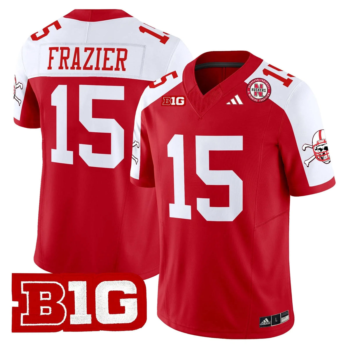 Personalized NC 2026 Vapor Limited Jersey V2 - Red Alternate / Tommie Frazier Stitched