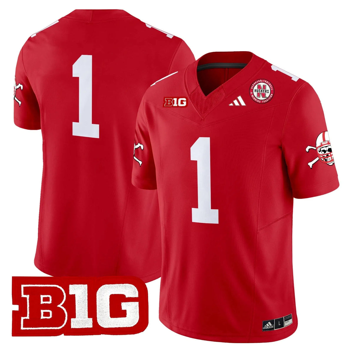 Personalized NC 2026 Vapor Limited Jersey V2 - Red / #1 Team Stitched