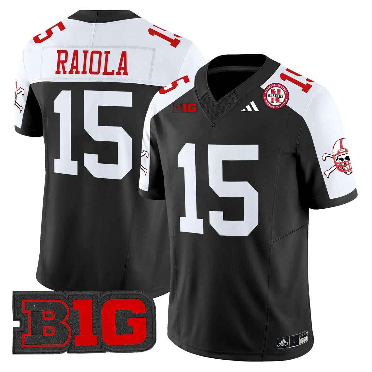Personalized NC 2026 Vapor Limited Jersey V2 - Black Alternate / Dylan Raiola Stitched