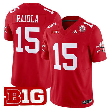 Personalized NC 2026 Vapor Limited Jersey V2 - Red / Dylan Raiola Stitched