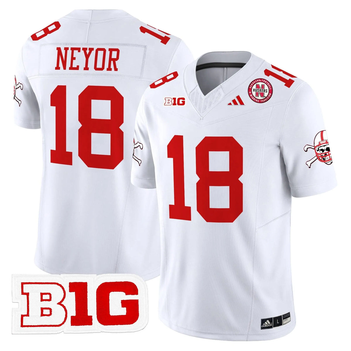 Personalized NC 2026 Vapor Limited Jersey V2 - White / Isaiah Neyor Stitched