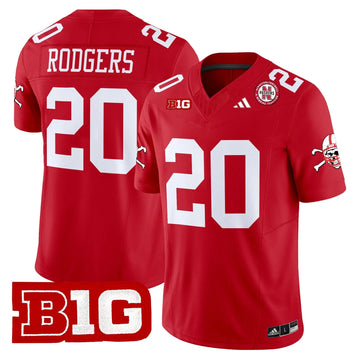 Personalized NC 2026 Vapor Limited Jersey V2 - Red / Johnny Rodgers Stitched