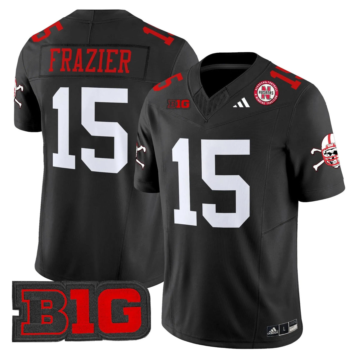 Personalized NC 2026 Vapor Limited Jersey V2 - Black / Tommie Frazier Stitched
