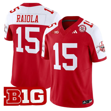Personalized NC 2026 Vapor Limited Jersey V2 - Red Alternate / Dylan Raiola Stitched