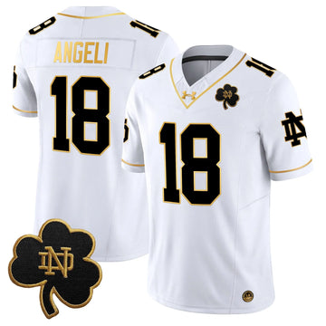 Personalized NDFI 2026 Gold Vapor Limited Jersey - White Gold / Steve Angeli Stitched
