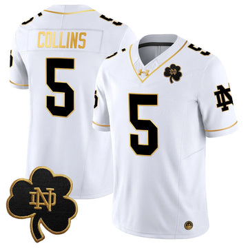 Personalized NDFI 2026 Gold Vapor Limited Jersey - White Gold / Beaux Collins Stitched
