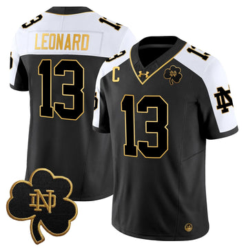 Personalized NDFI 2026 Gold Vapor Limited Jersey - Alternate / Riley Leonard Stitched