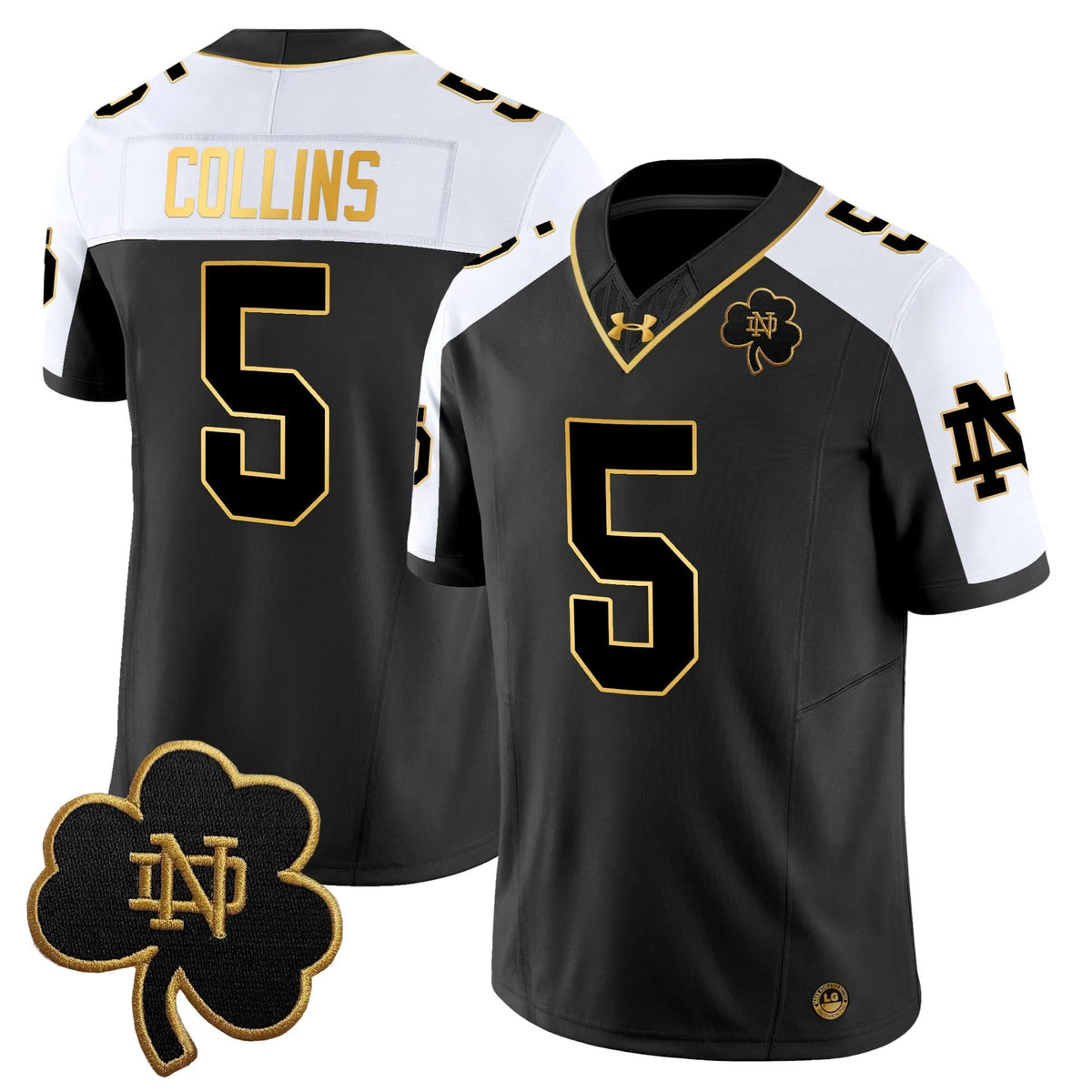 Personalized NDFI 2026 Gold Vapor Limited Jersey - Alternate / Beaux Collins Stitched