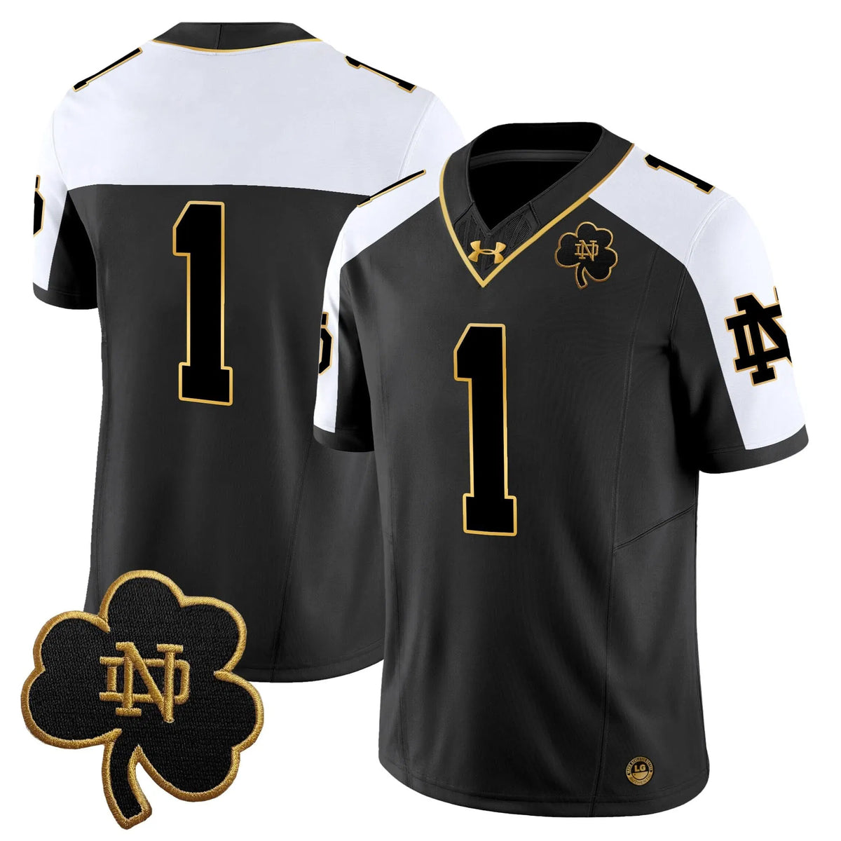 Personalized NDFI 2026 Gold Vapor Limited Jersey - Alternate / #1 Team Stitched