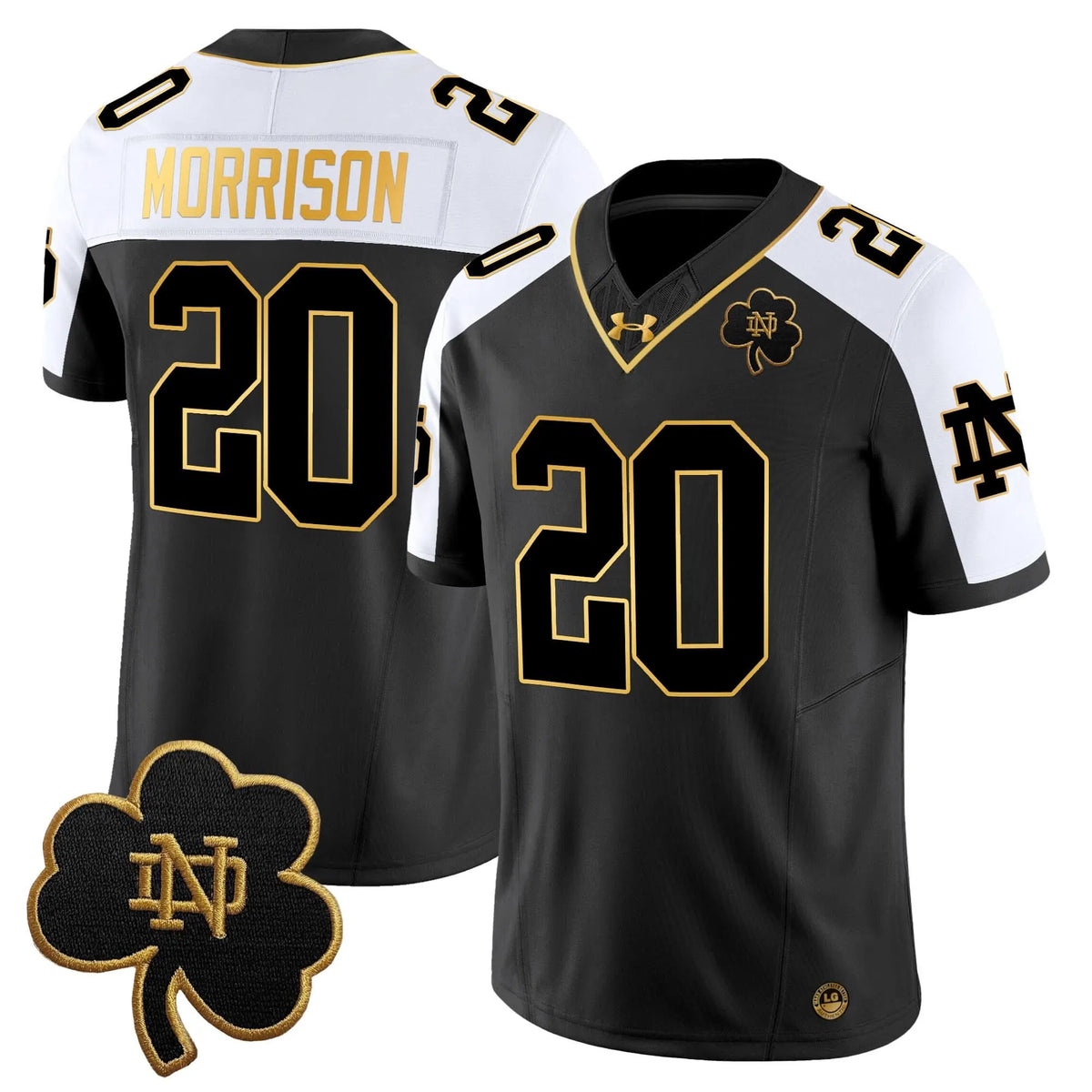 Personalized NDFI 2026 Gold Vapor Limited Jersey - Alternate / Benjamin Morrison Stitched