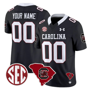 Personalized SCG 1980 Throwback Home Patch Vapor Limited Custom Jersey - Black Stitched