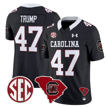 Personalized SCG 1980 Throwback Home Patch Vapor Limited Jersey - Black / Trump Stitched