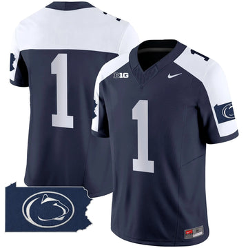 Personalized PSU 2026 Home Patch Vapor Limited Jersey - Navy Alternate / #1 Team Stitched