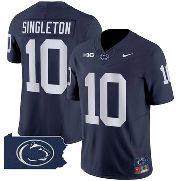 Personalized PSU 2026 Home Patch Vapor Limited Jersey - Navy / Nicholas Singleton Stitched