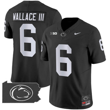 Personalized PSU 2026 Home Patch Vapor Limited Jersey - Black / Harrison Wallace III Stitched